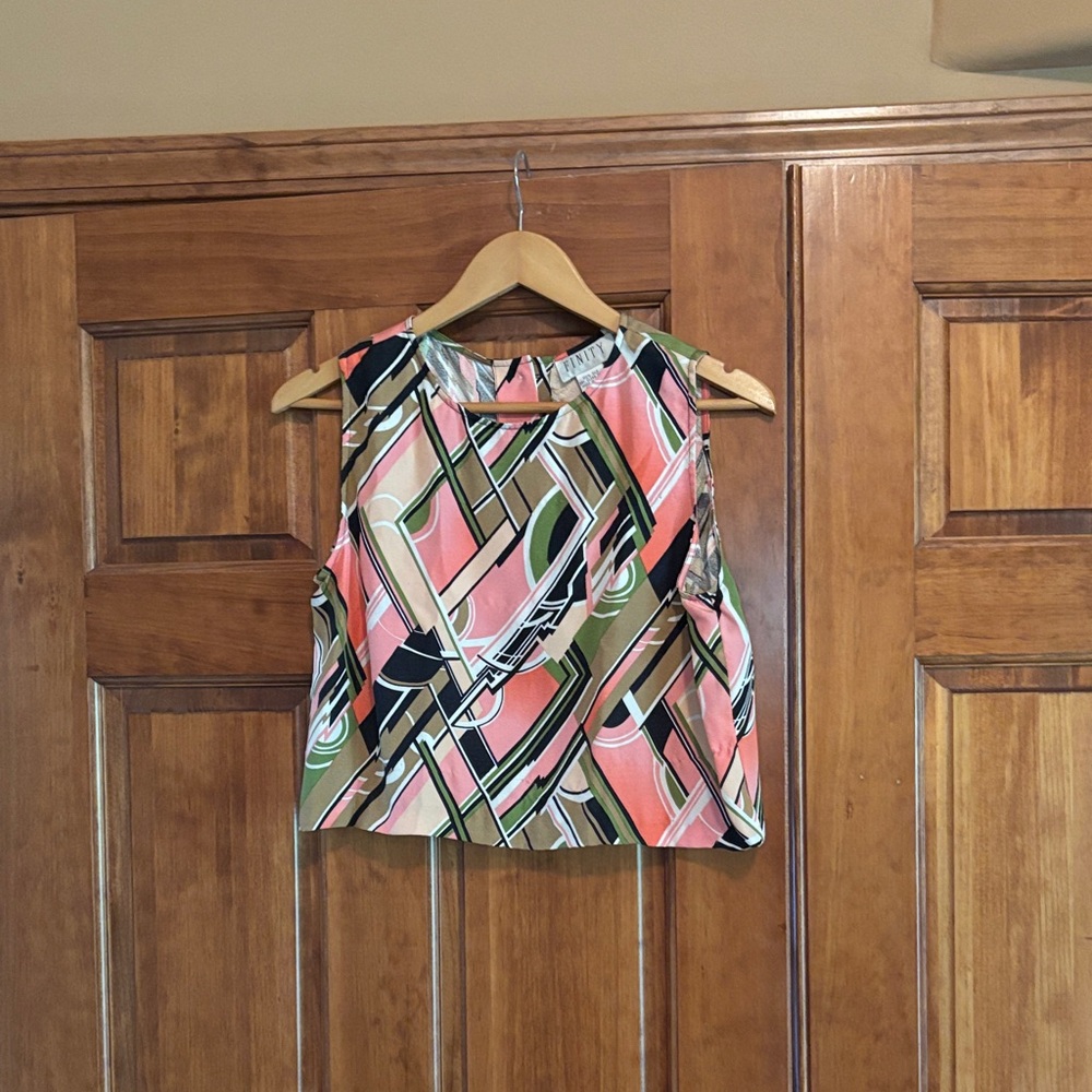 Finity Geometric Multicolor Tank Top